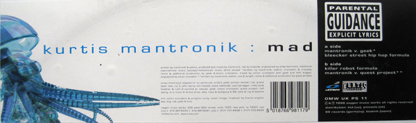 Kurtis Mantronik - Mad | OMW (Oxygen Music Works) (OMW UK PS 11) - 4 Kurtis Mantronik - Mad | OMW (Oxygen Music Works) (OMW UK PS 11) - 4