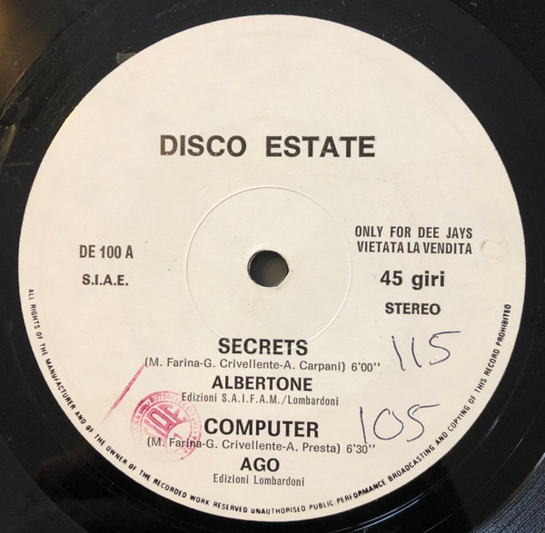 Various - Disco Estate | Discomagic Records (DE 100)