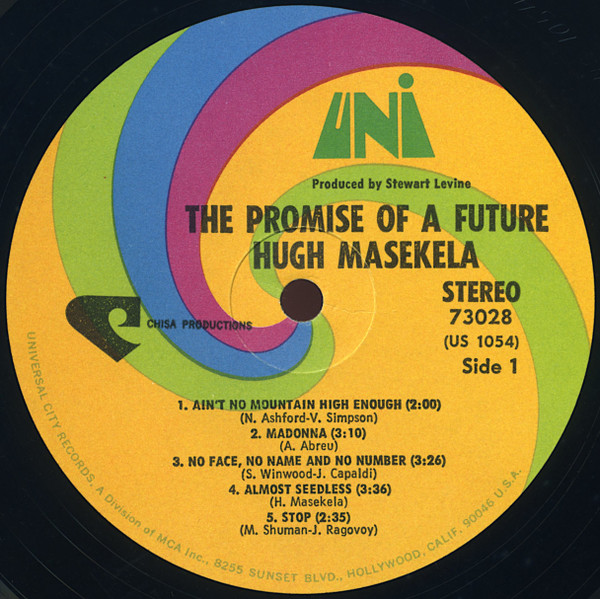 Hugh Masekela - The Promise Of A Future | UNI Records (73028) - 3