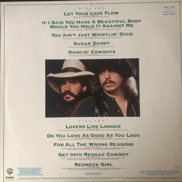 Bellamy Brothers - Greatest Hits | Warner Bros. Records (WB 57 013) - 2