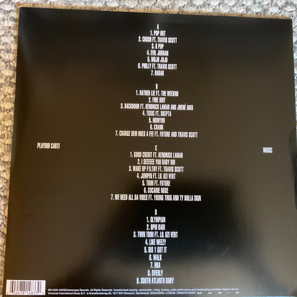 Playboi Carti - Music | AWGE (00602478148330) - 2