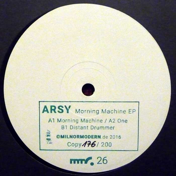Arsy - Morning Machine EP | Milnor Modern (mmr.26)