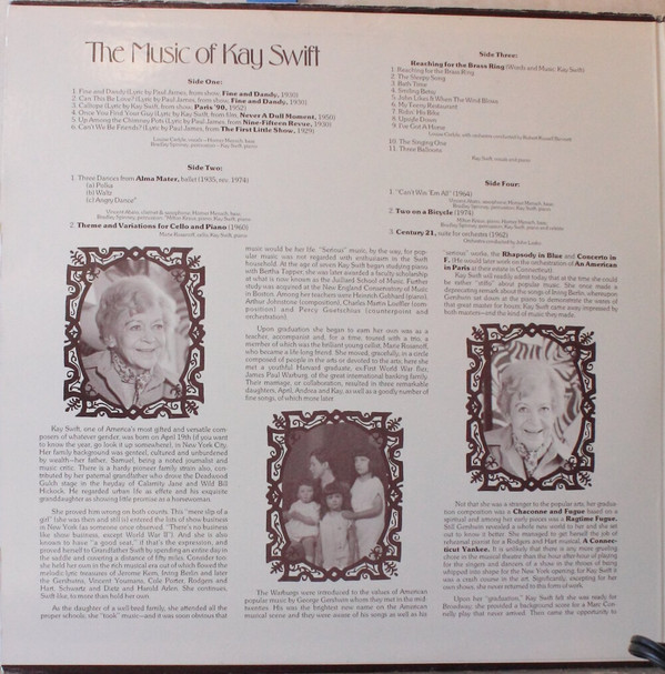 Kay Swift - Fine And Dandy: The Music Of Kay Swift | Mark56 Records (700)