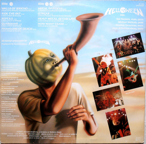 Helloween - Walls Of Jericho | Noise International (N 0032) - 2