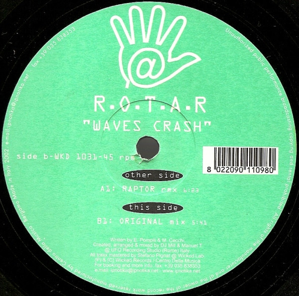 R.O.T.A.R. - Waves Crash | Wicked Records (WKD 1031) R.O.T.A.R. - Waves Crash | Wicked Records (WKD 1031)