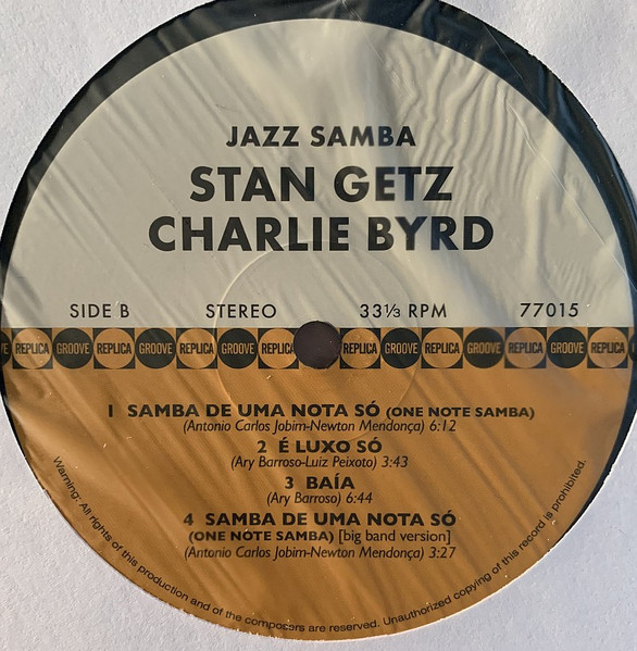 Stan Getz , Charlie Byrd - Jazz Samba | Groove Replica (77015) - 3
