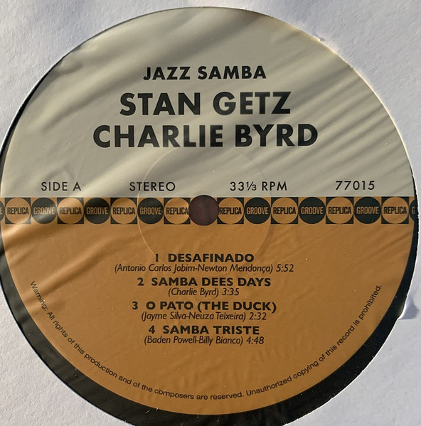 Stan Getz , Charlie Byrd - Jazz Samba | Groove Replica (77015) - 4