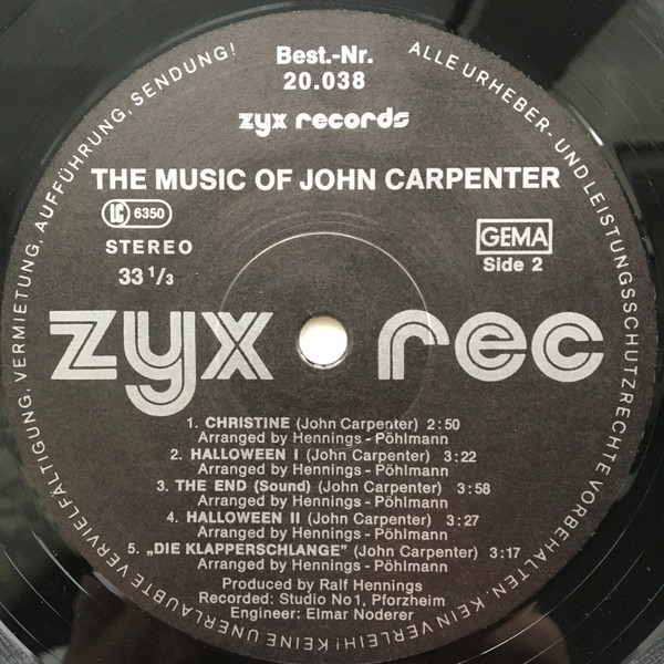 The Music Of John Carpenter