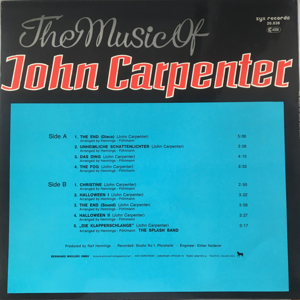 The Music Of John Carpenter
