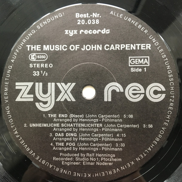 The Music Of John Carpenter