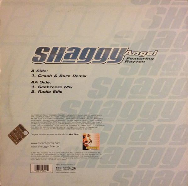 Shaggy - Angel | MCA Records (MCST 40257) - 2