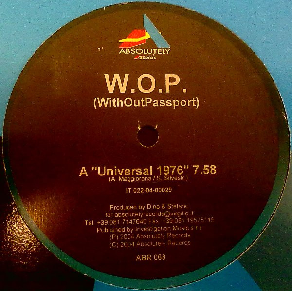 W.O.P. (WithOutPassport) - Universal 1976 | Absolutely Records (ABR 068)