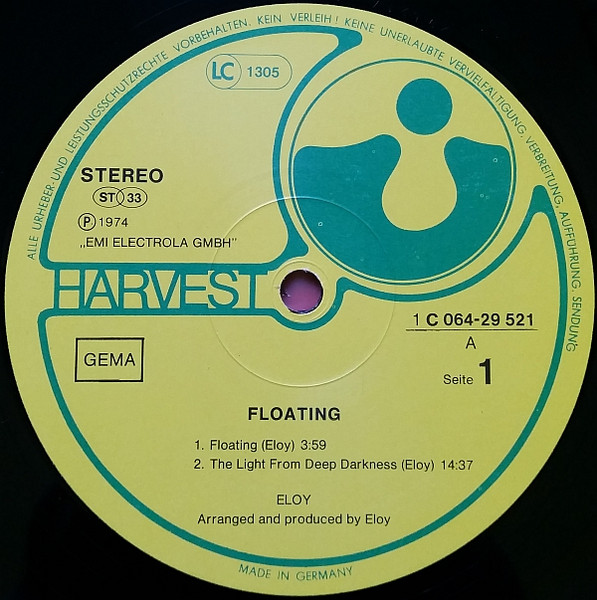 Eloy - Floating | Harvest (1C 064-29 521) - 3