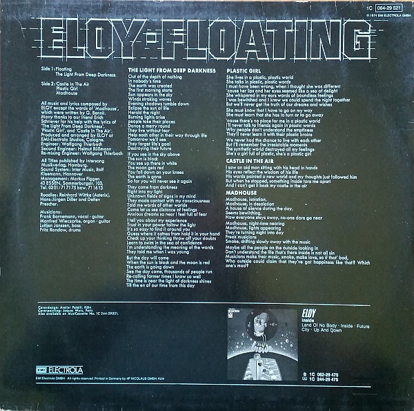 Eloy - Floating | Harvest (1C 064-29 521) - 2
