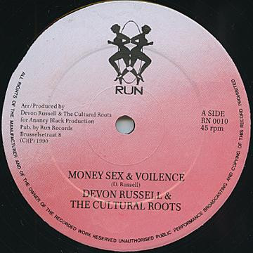 Devon Russell & Cultural Roots - Money Sex & Voilence | RUNNetherlands (RN 0010) Devon Russell & Cultural Roots - Money Sex & Voilence | RUNNetherlands (RN 0010)