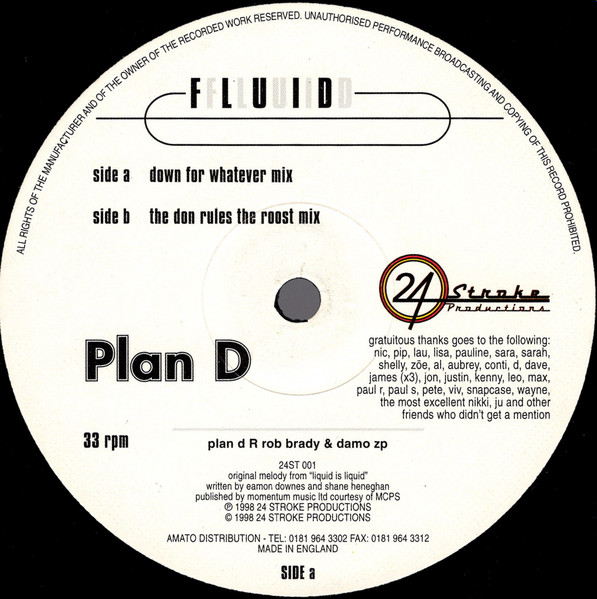 Plan D - Fluid | 24 Stroke Productions (24ST 001)