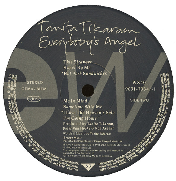 Tanita Tikaram - Everybody's Angel | EastWest (9031-73341-1) - 4