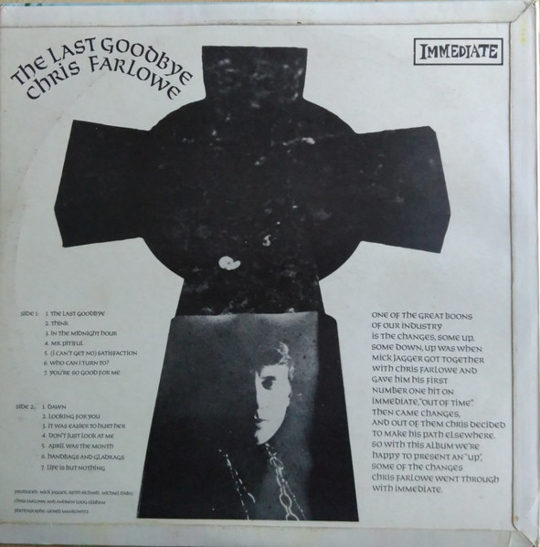 Chris Farlowe - The Last Goodbye | Immediate (IMLP 021) - 2