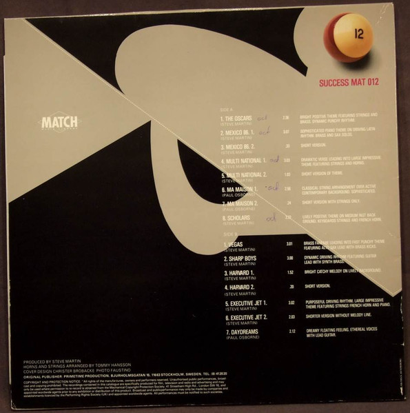 Steve Martin - Success | Match Music Library (MAT 012) - 2