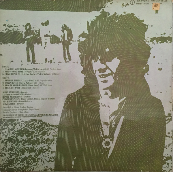 Spooky Tooth Featuring Mike Harrison - The Last Puff | Island Records (6339 004) - 2