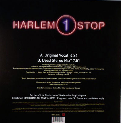 Bimbo Jones - Harlem 1 Stop | Sony BMG Music Entertainment (82876 84595 1) - 2 Bimbo Jones - Harlem 1 Stop | Sony BMG Music Entertainment (82876 84595 1) - 2