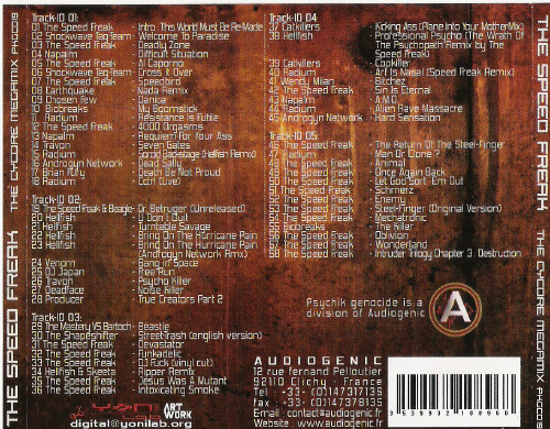 The Speed Freak - The Cycore Megamix | Psychik Genocide (PKGCD19) - 3