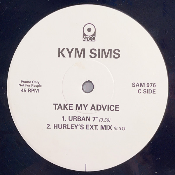 Kym Sims - Take My Advice | EastWest (SAM 976) - 4