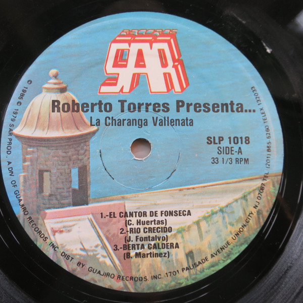 Roberto Torres - Roberto Torres Presenta... La Charanga Vallenata | SAR Records (SLP 1018) - 3