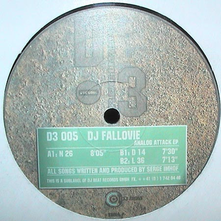 DJ Fallovie - Analog Attack EP | D3 (D3 005)