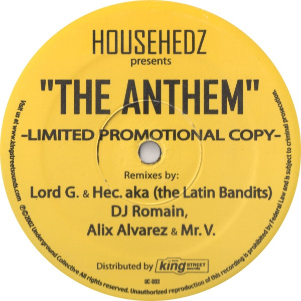 Househedz - The Anthem | Underground Collective Recordings (UC-003)