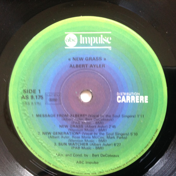 Albert Ayler - New Grass | ABC Impulse! (AS-9175) - 4