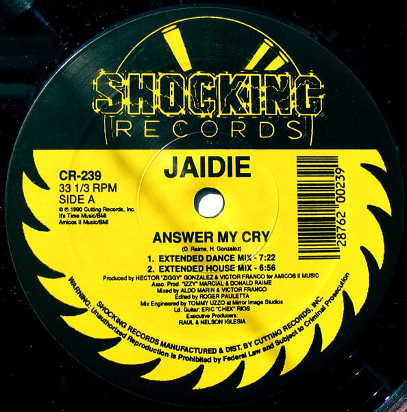 Jaidie - Answer My Cry | Cutting Records (CR-239)
