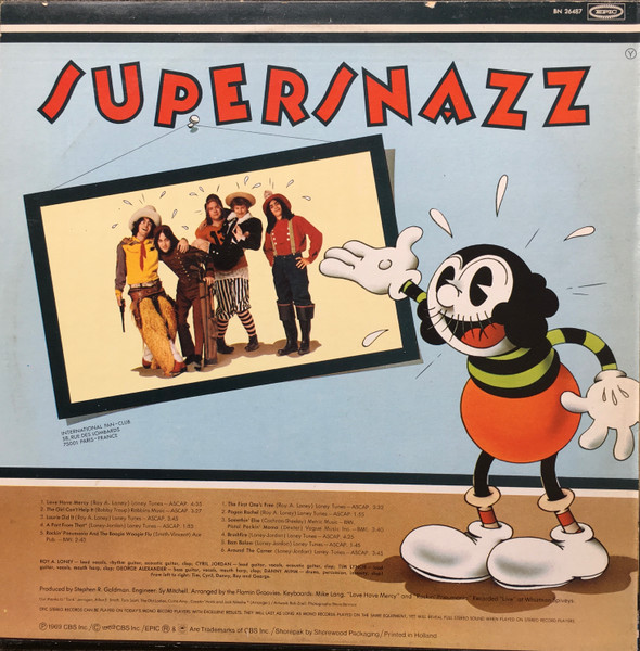 The Flamin' Groovies - Supersnazz | Epic (BN 26487) - 2 The Flamin' Groovies - Supersnazz | Epic (BN 26487) - 2