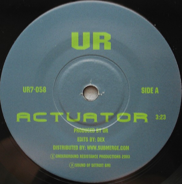 Underground Resistance / The Beat Mechanic - Actuator / Solenoid | Underground Resistance (UR7-058)