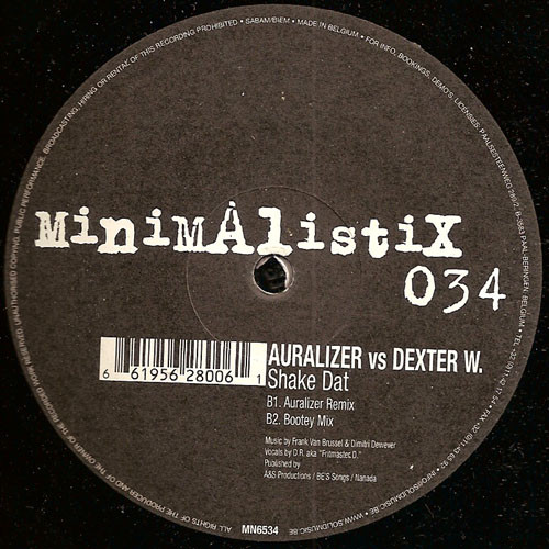Auralizer vs. Dexter W - Shake Dat | Minimalistix (MN6534) - 2