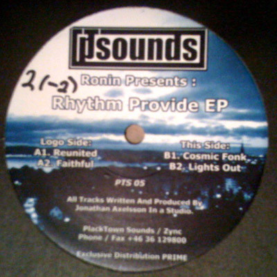 Ronin - Rhythm Provide EP | Placktown Sounds (PTS 005) - main