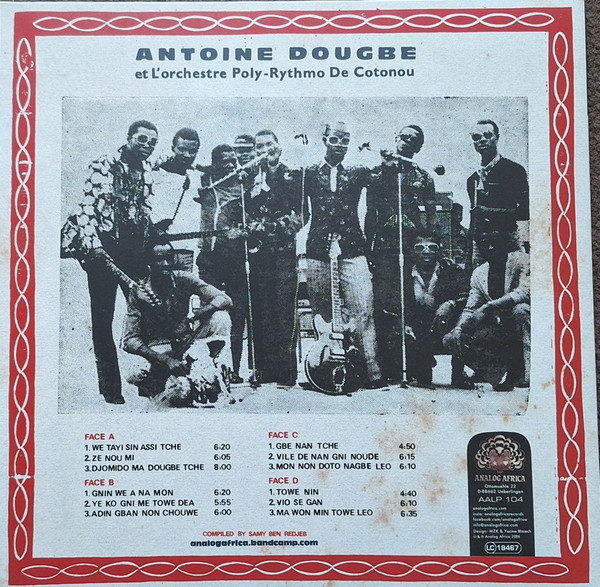 Antoine Dougbé Et T.P. Orchestre Poly-Rythmo - Antoine Dougbé Et L'orchestre Poly-Rythmo De Cotonou | Analog Africa (AALP104) - 3 Antoine Dougbé Et T.P. Orchestre Poly-Rythmo - Antoine Dougbé Et L'orchestre Poly-Rythmo De Cotonou | Analog Africa (AALP104) - 3