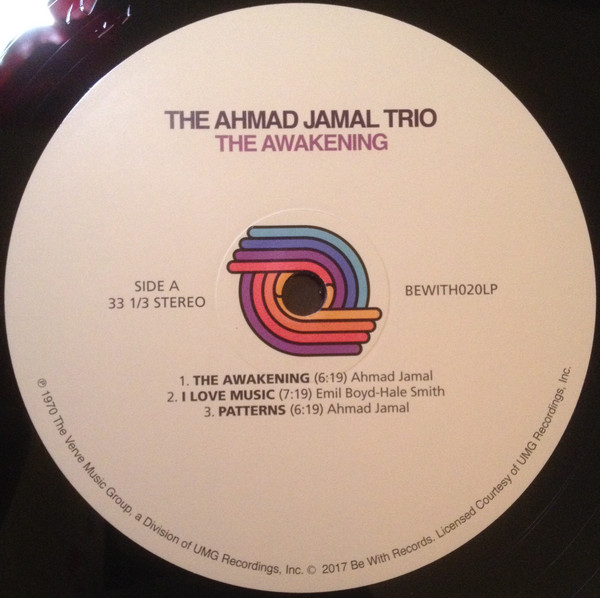 Ahmad Jamal Trio - The Awakening | Be With Records (BEWITH020LP) - 2