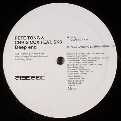 Pete Tong & Chris Cox - Deep End | Rise (RISE 338)