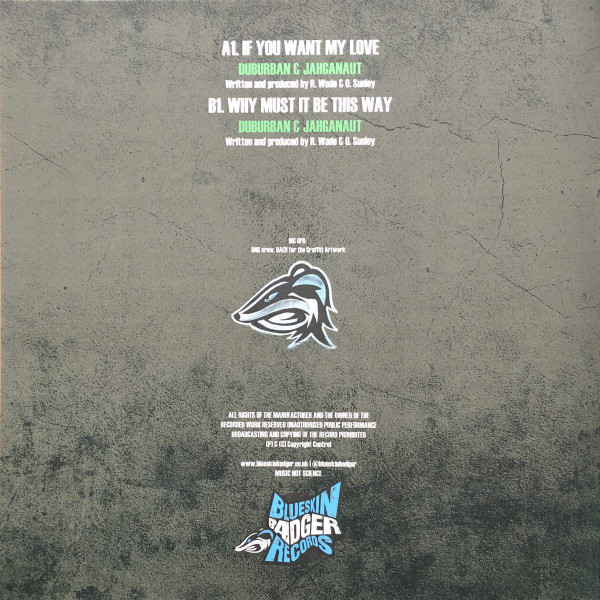 Duburban & Jahganaut - Love Blind | Blueskinbadger Records (BSBR018) - 2