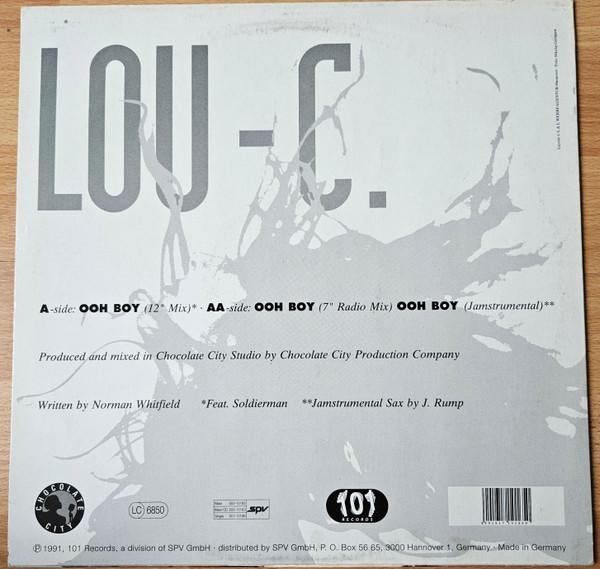Lou-C - Ooh Boy | 101 Records (SPV 050-10165) - 2
