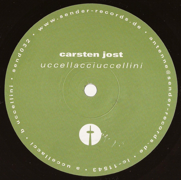 Carsten Jost - Uccellacciuccellini | Sender Records (send032)