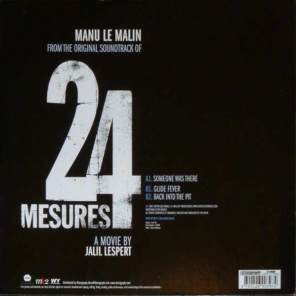 Manu Le Malin - Someone Was There (From The Original Soundtrack Of 24 Mesures) | UWe (UWe 240) - 2