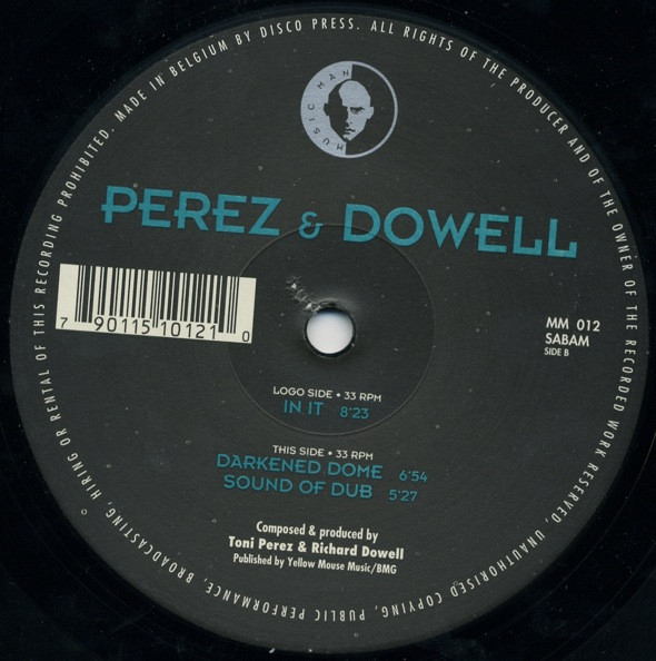 Perez & Dowell - Untitled | Music Man Records (MM 012)