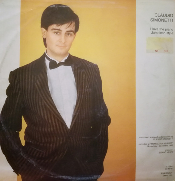 Claudio Simonetti - I Love The Piano | Emergent (EMRX 103) - 2