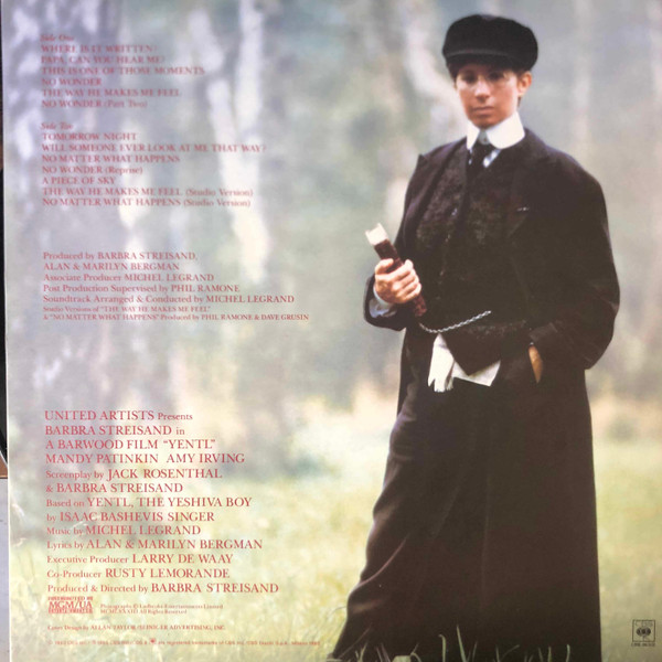 Barbra Streisand - Yentl (Original Motion Picture Soundtrack) | CBS (CBS 86302) - 2 Barbra Streisand - Yentl (Original Motion Picture Soundtrack) | CBS (CBS 86302) - 2
