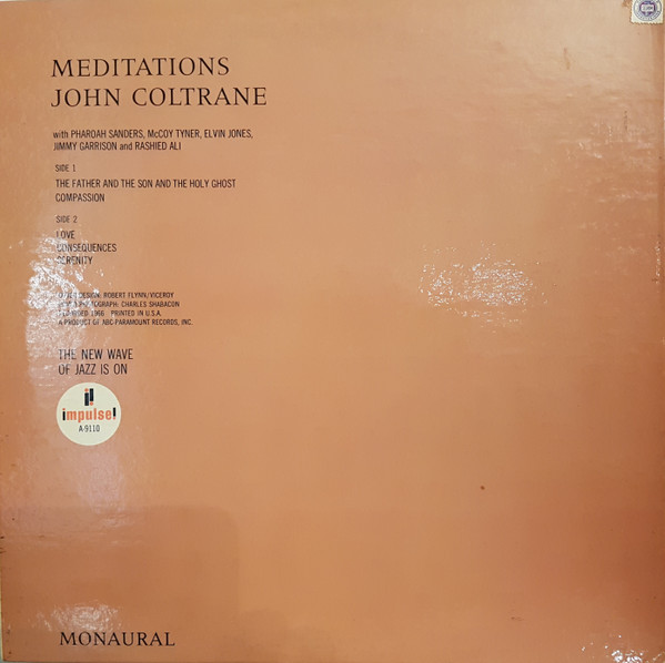 John Coltrane - Meditations | Impulse! (A-9110) - 4