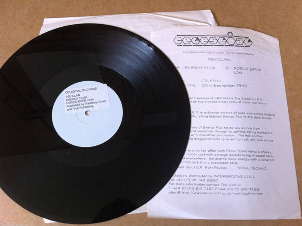 Psyclan - Energy Flux | Celestial Records (CELEST 7)
