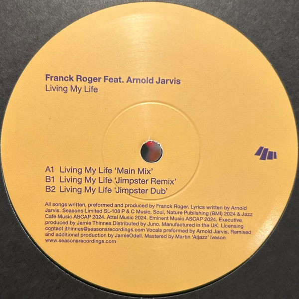 Franck Roger feat. Arnold Jarvis - Living My Life | Seasons Limited (SL-108)