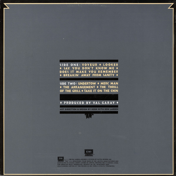 Kim Carnes - Voyeur | EMI America (SO-17078) - 2 Kim Carnes - Voyeur | EMI America (SO-17078) - 2